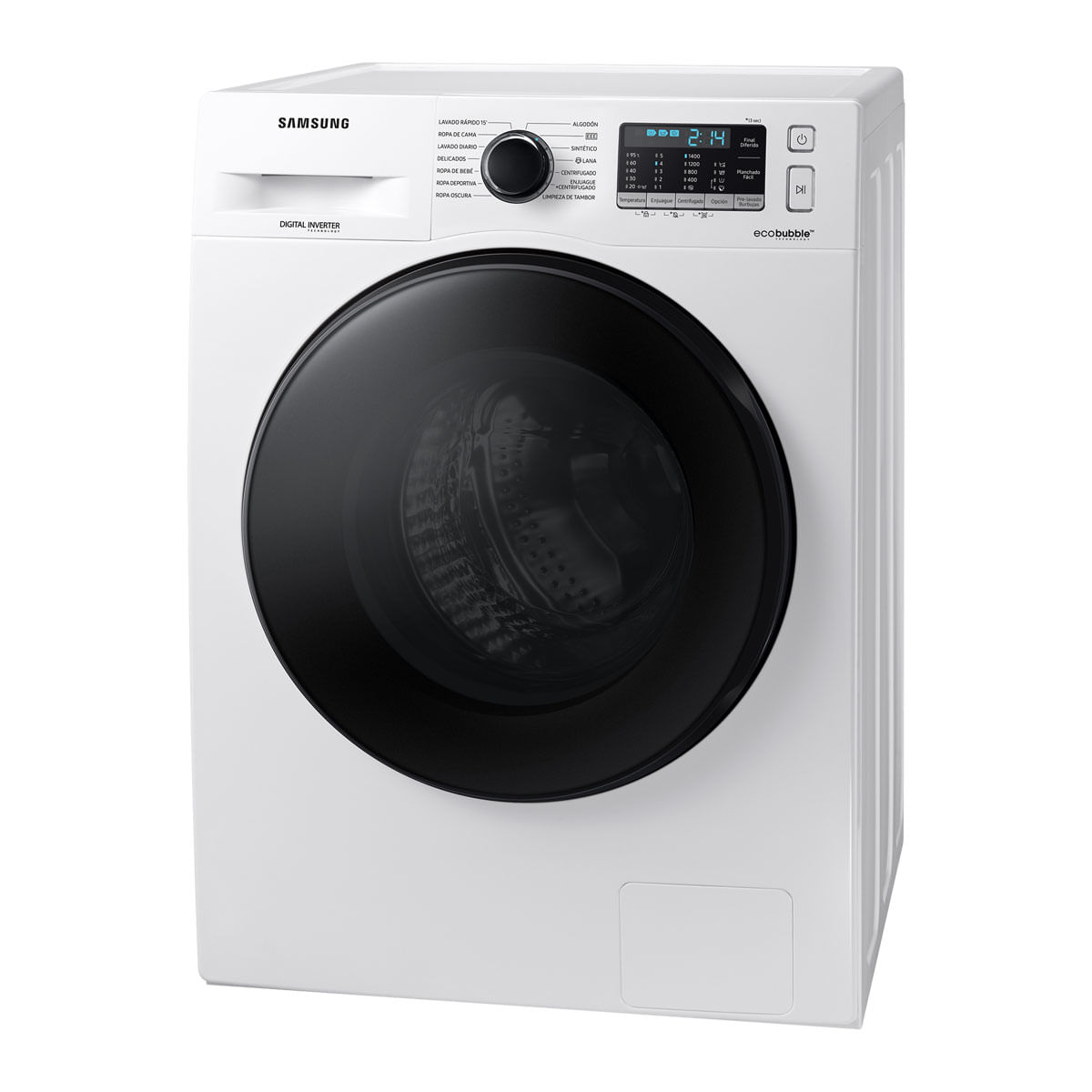 Lavarropas Samsung 9.5kg Eco Bubble Inverter A WW95AA Bco
