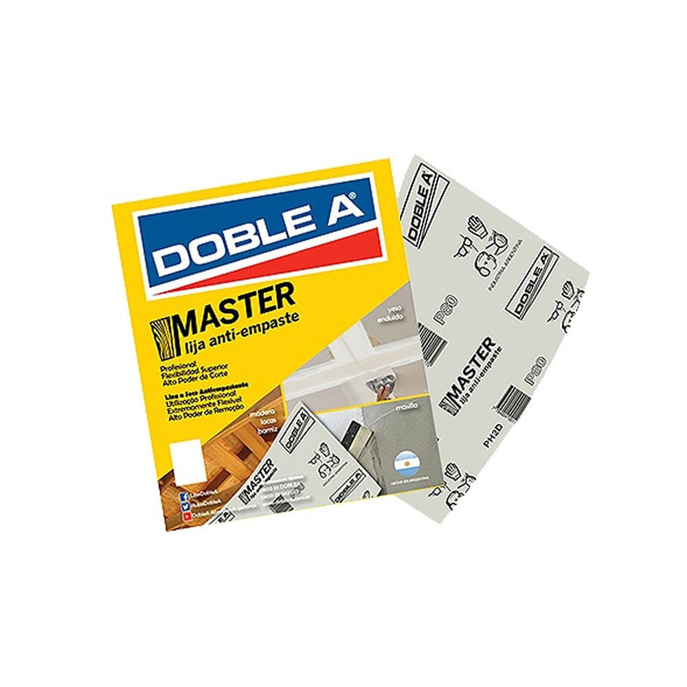Lija Doble A Master Anti Empaste 360