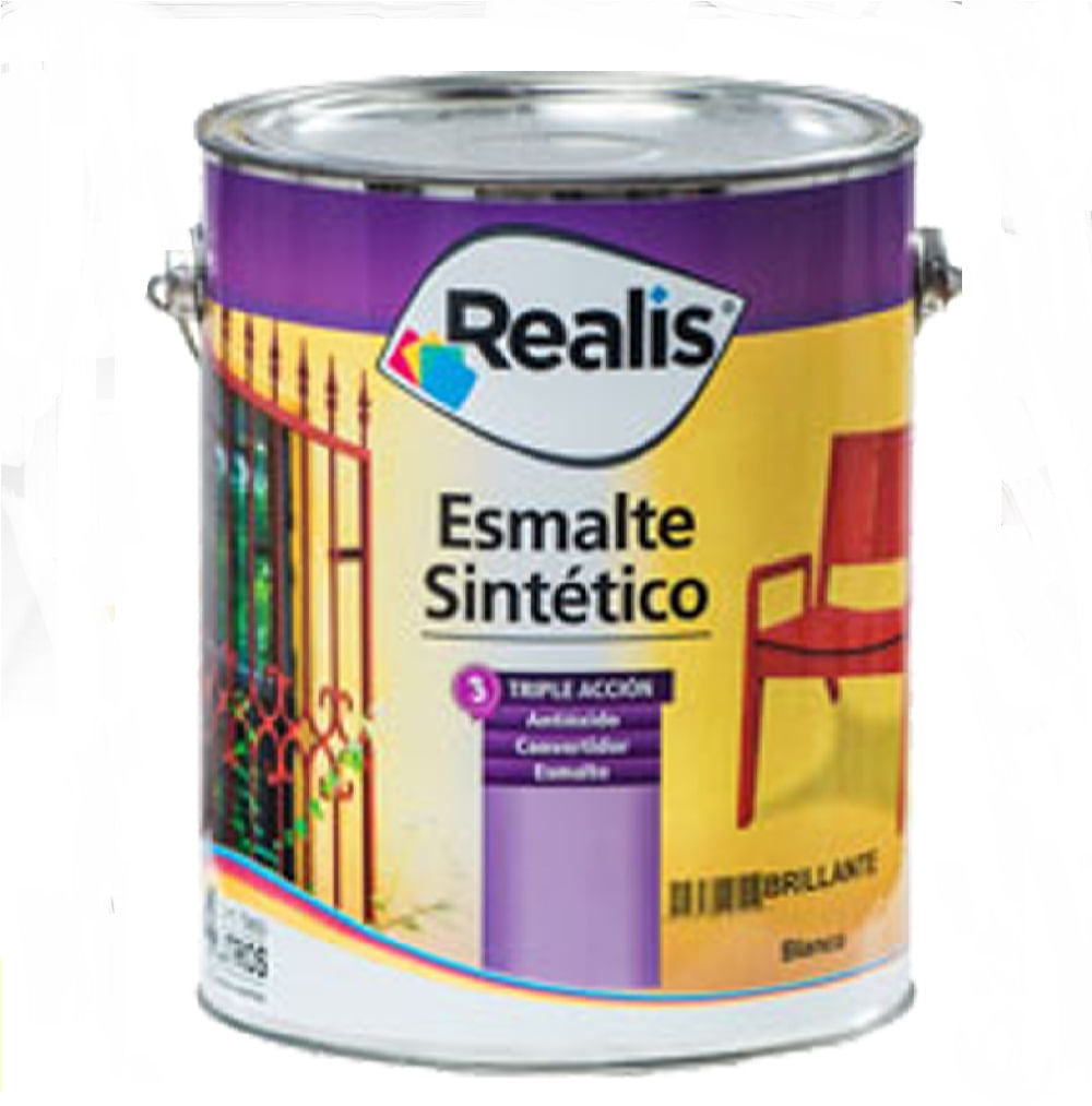 Esmalte sintetico triple accion brillante azul traful 1/2 l