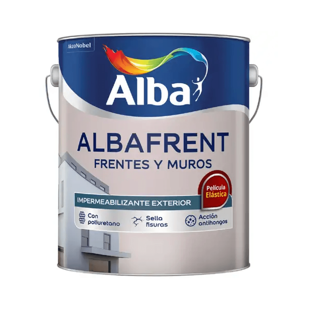 Albafrent frentes y muros impermeabilizante blanco 4 L