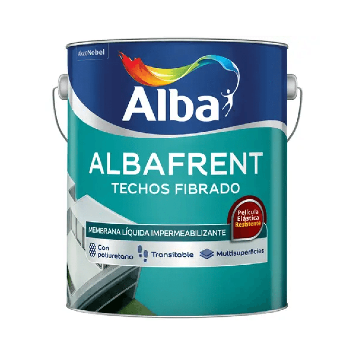 Albafrent techos fibrado impermeabilizante blanco 10 kg