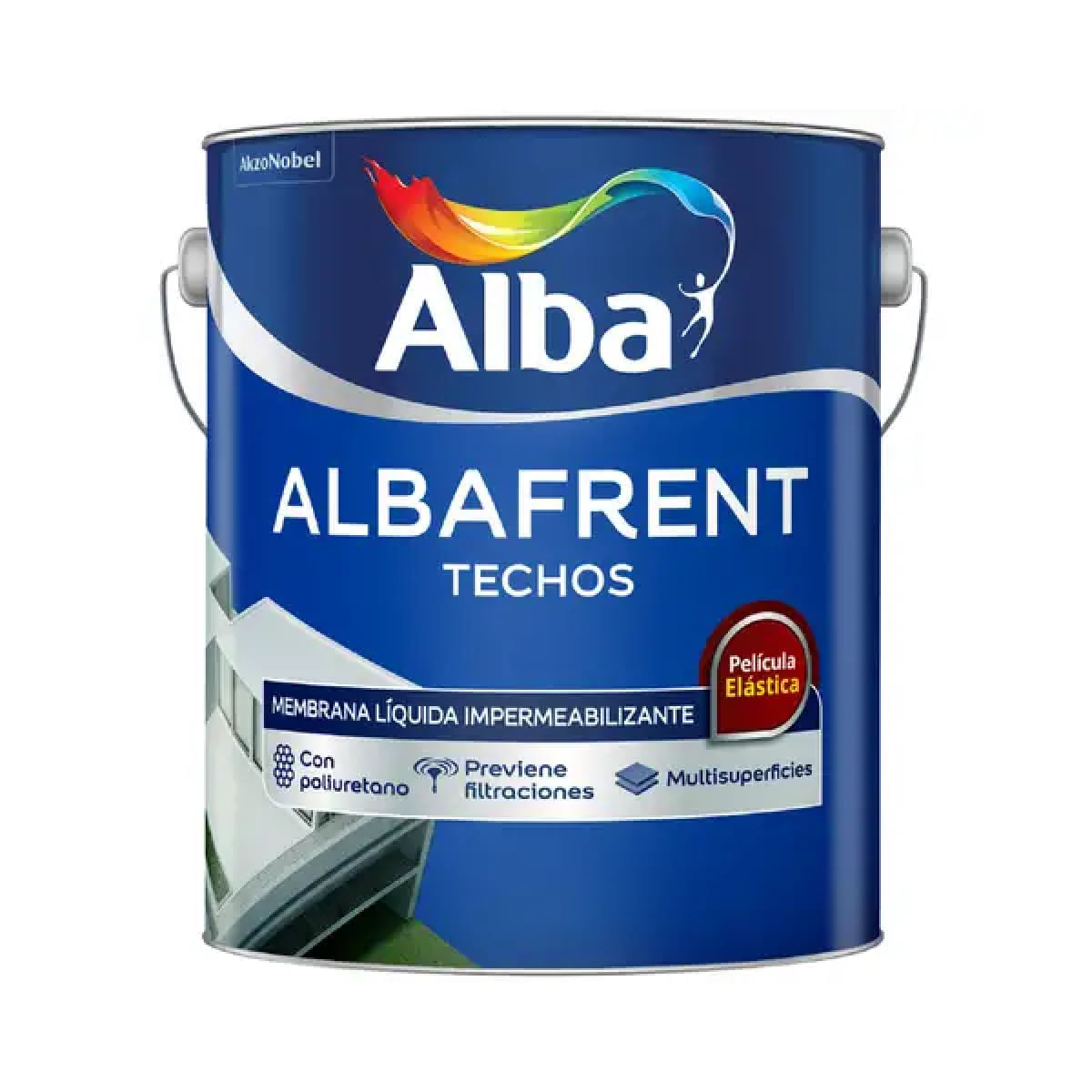 Albafrent Techos impermeabilizante rojo satinado 20 kg