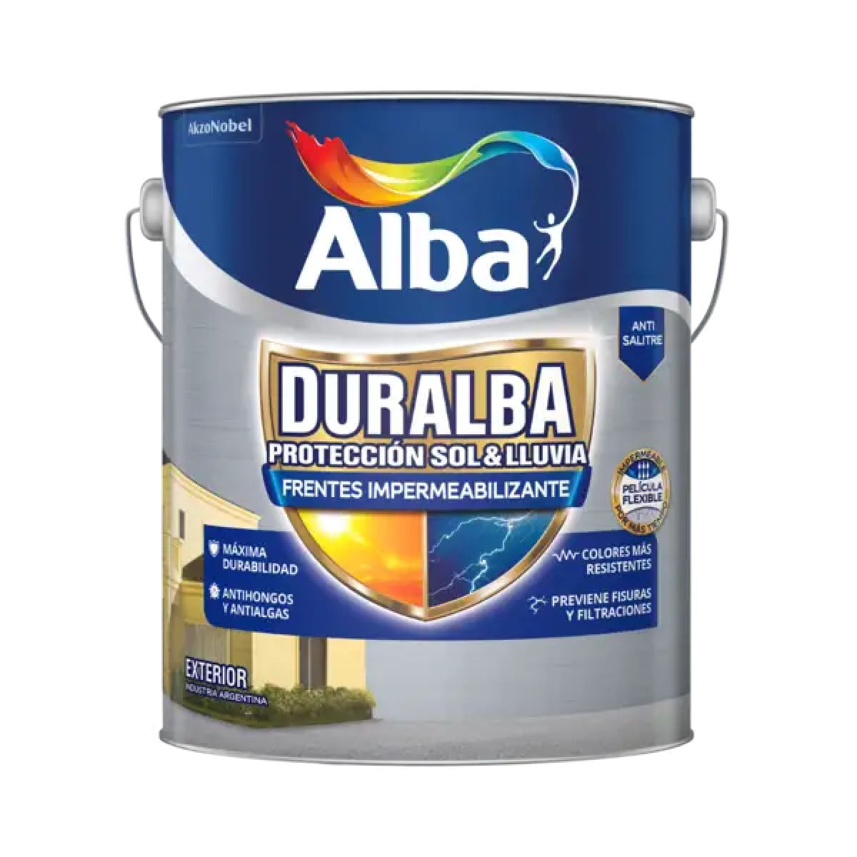 Duralba Frentes impermeabilizante gris cemento 20 L
