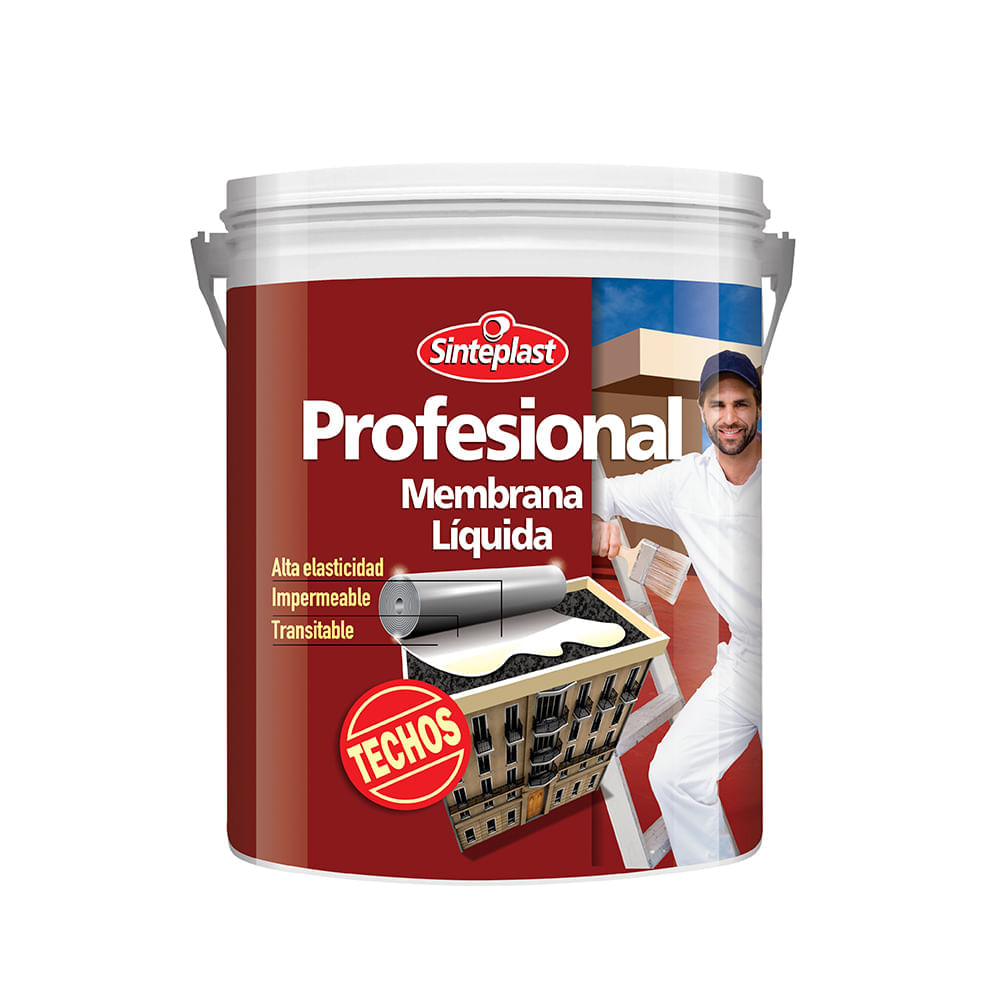 Profesional membrana liquida para techos roja 4 kg