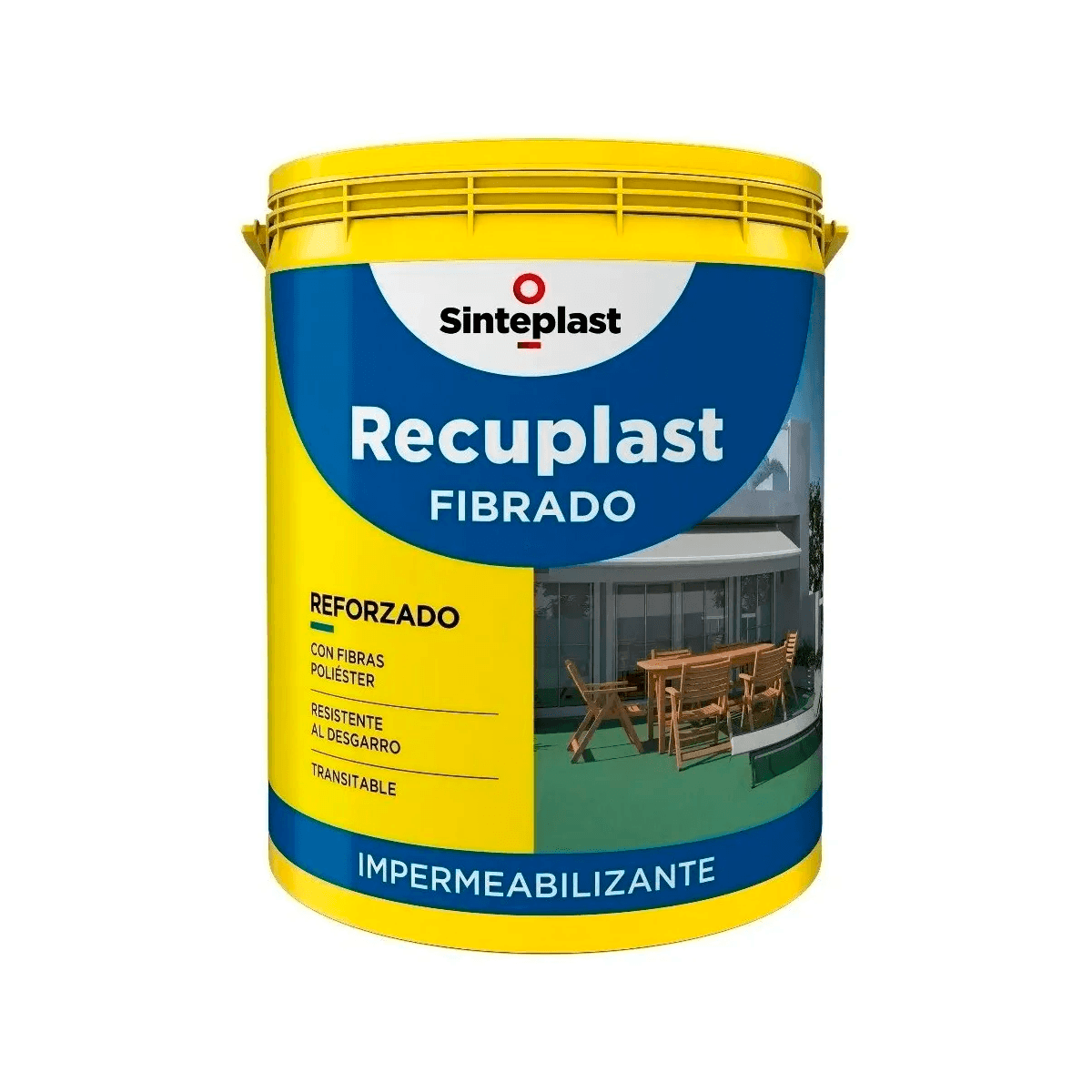 Recuplast impermeabilizante fibrado blanco 10 kg