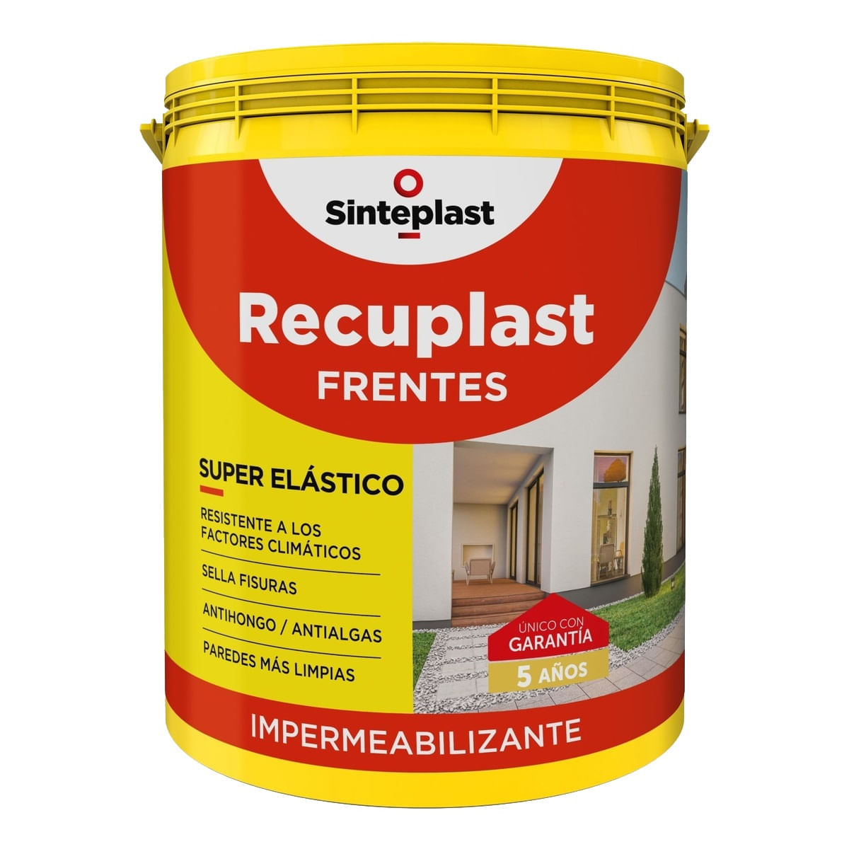 Recuplast impermeabilizante para frentes blanco 10 l
