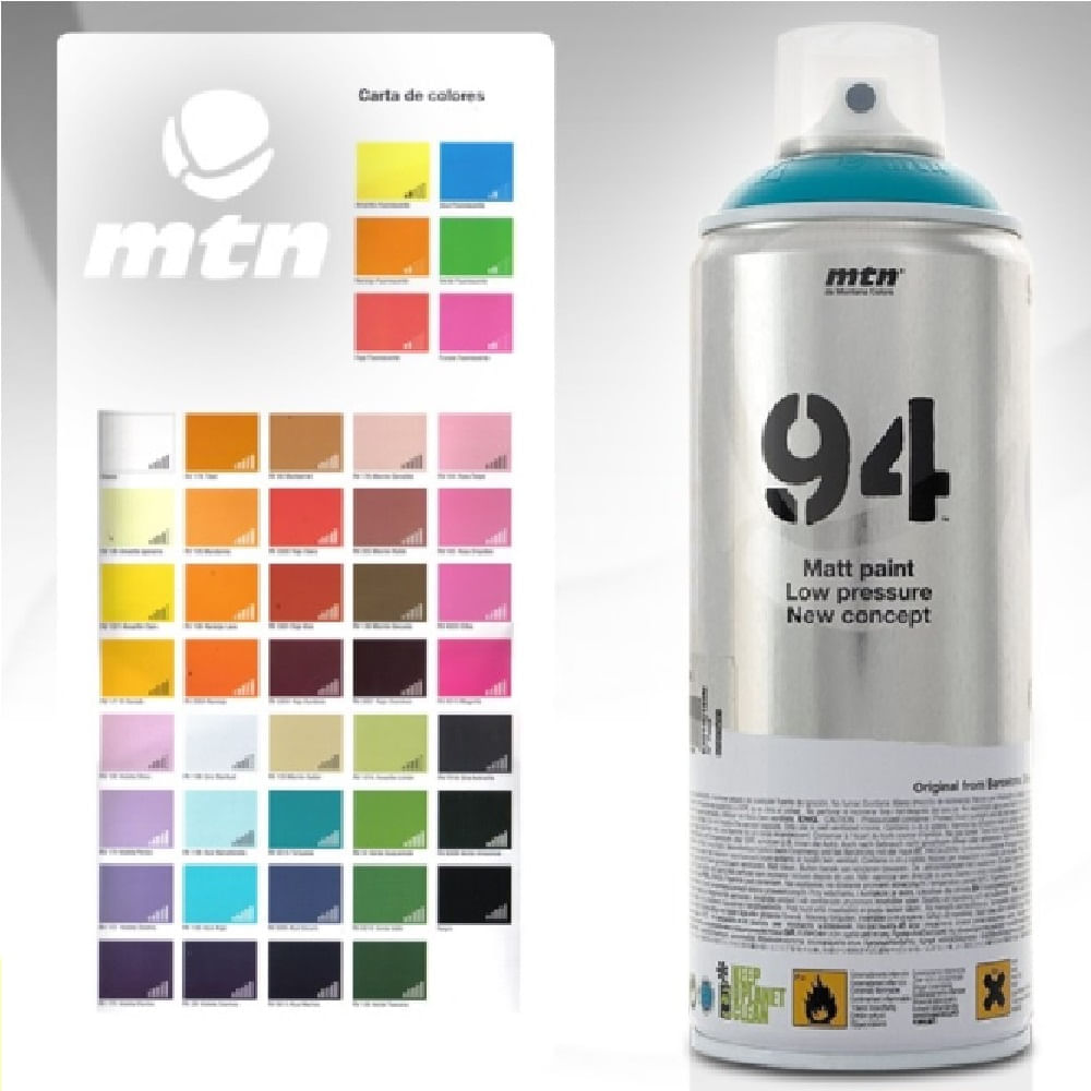 Pintura Aerosol Montana 94 rv175 violeta electra mate 400 cc