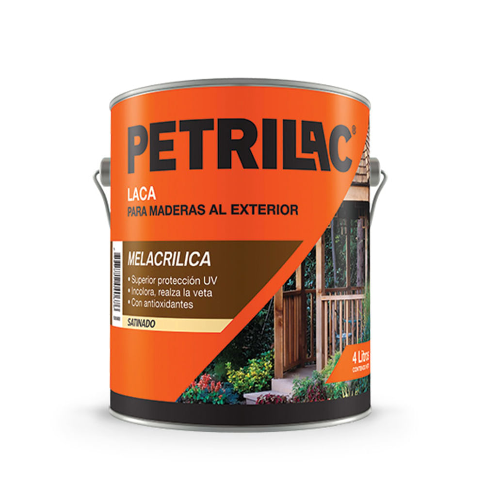 Laca Melacrílica Petrilac Brillante 4 Lts
