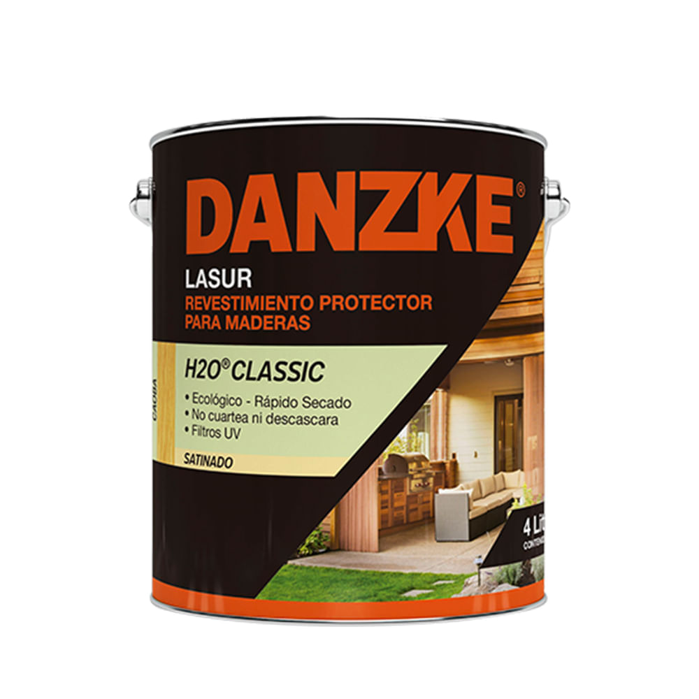 Revestimiento Danzke h2o Satinado Natural 4 Lts