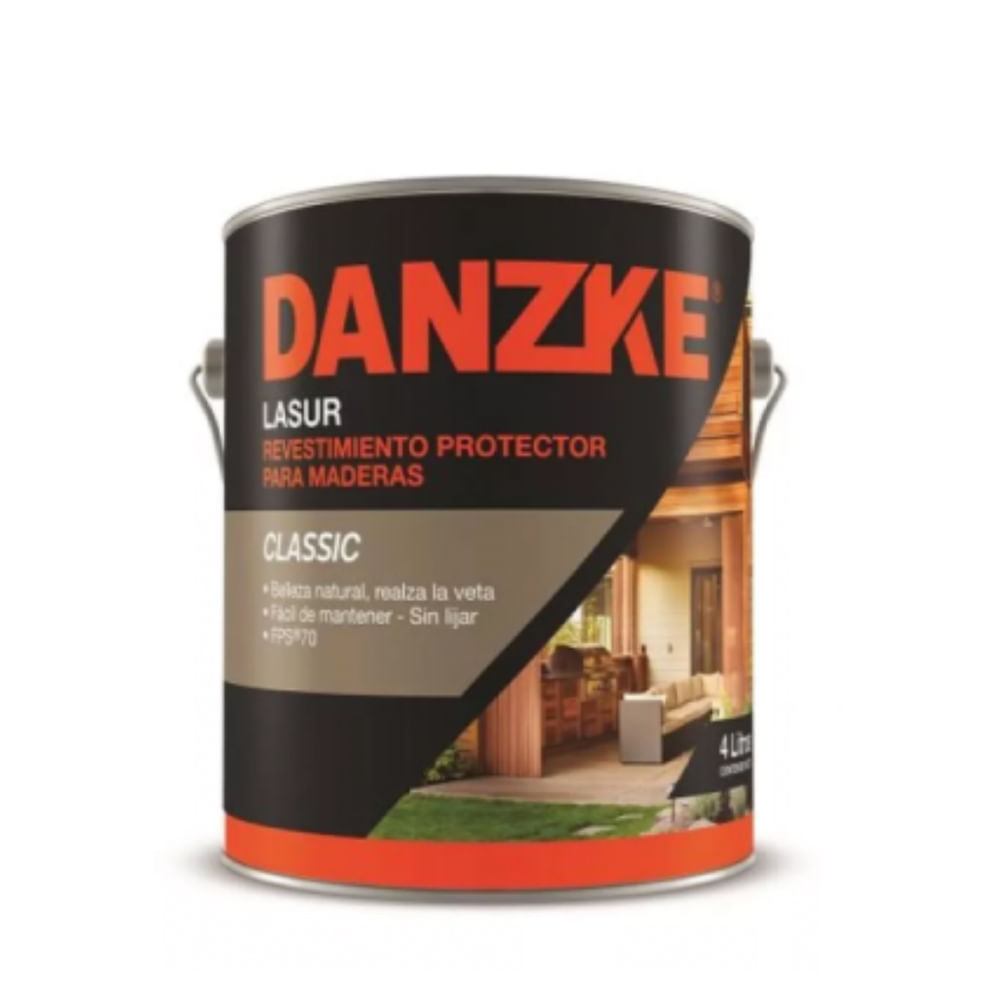 Recubrimiento Danzke Satinado Cristal 4 Lts