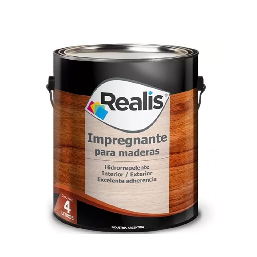 Realis Impregnante Satinado Cedro x 4 Lts