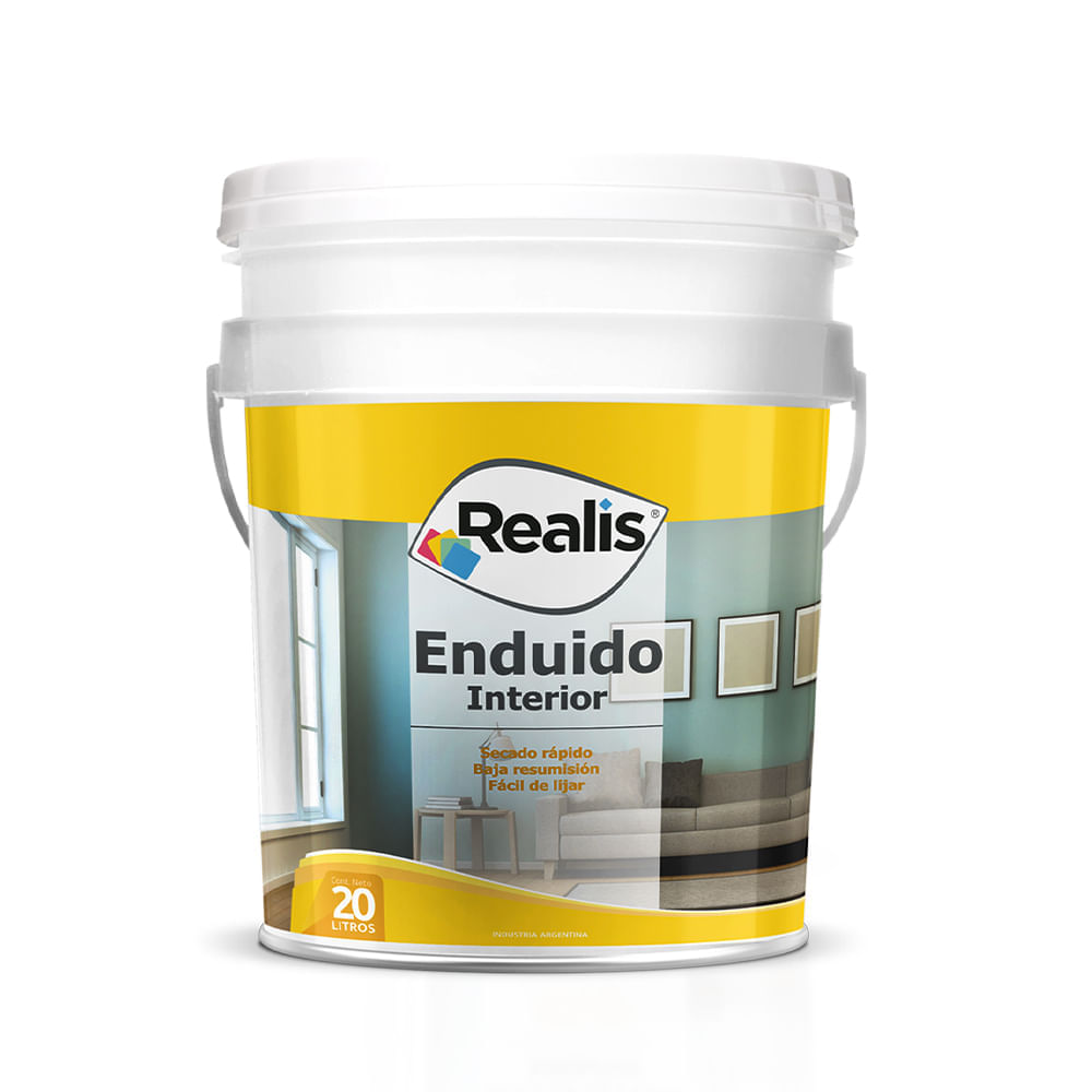 Realis Enduido Interior x 4 Lts