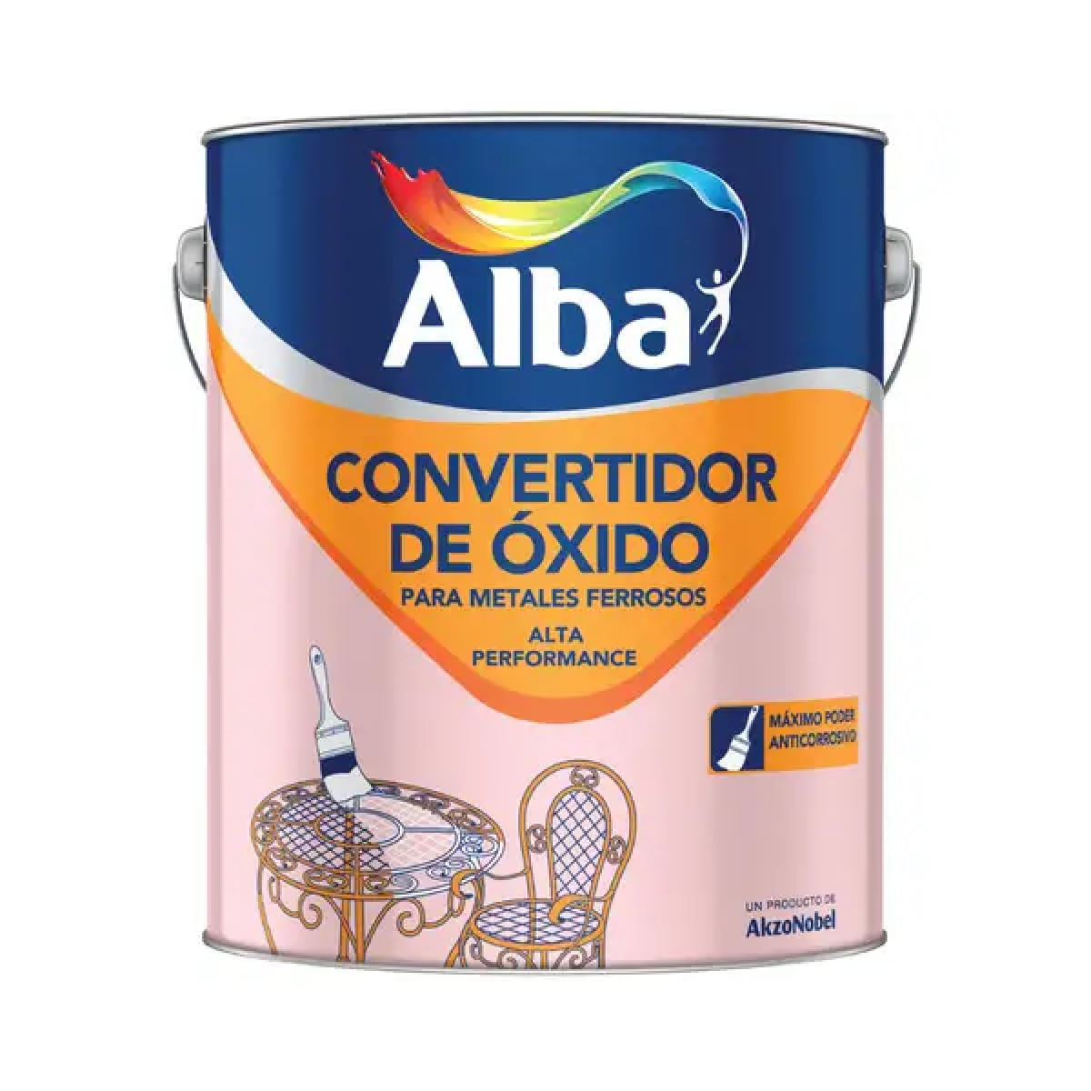 Fondo Convertidor Alba de Óxido Alta Performance Negro 4 L