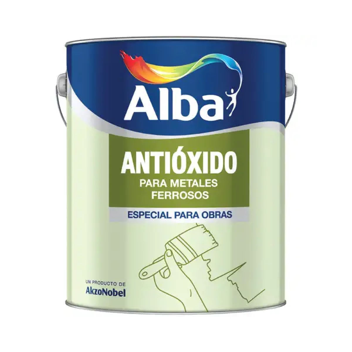 Fondo Sintético Antióxido Alba Rojo 4 L