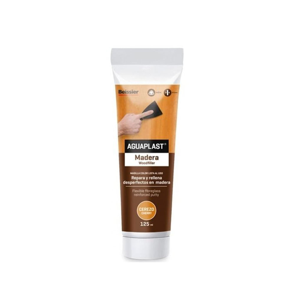 Masilla Sinteplast para Madera Aguaplast Negro Oscuro 125 ml