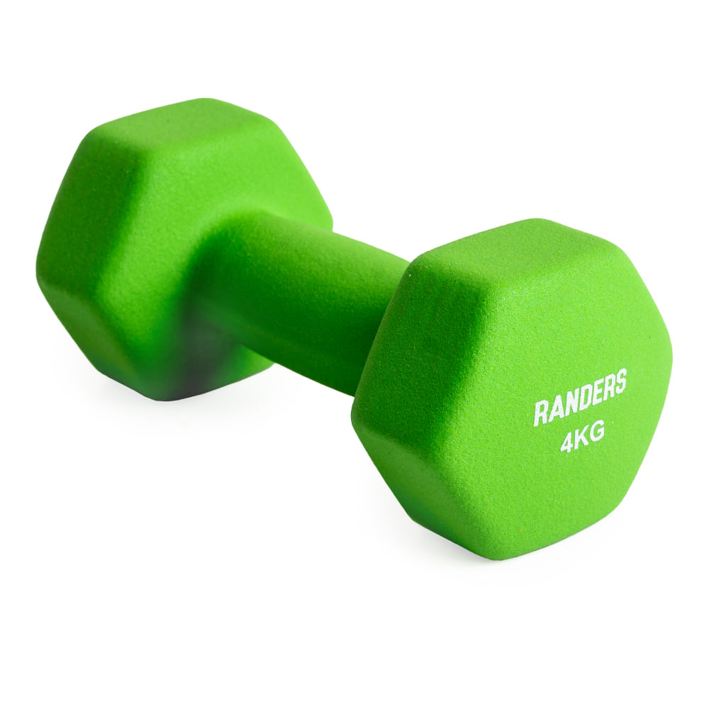 Mancuerna Randers Neoprene Verde 4kg