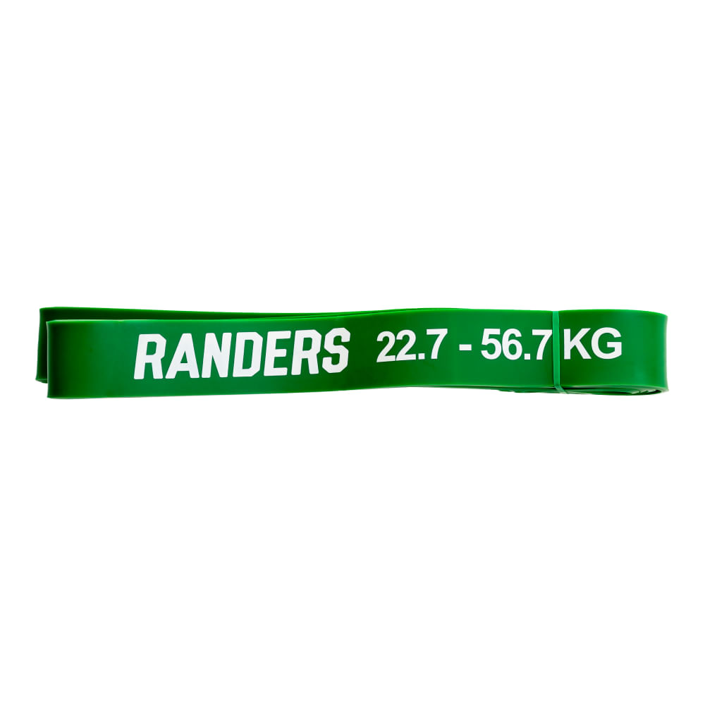 Banda Elástica Randers Verde  Powerband 45mm