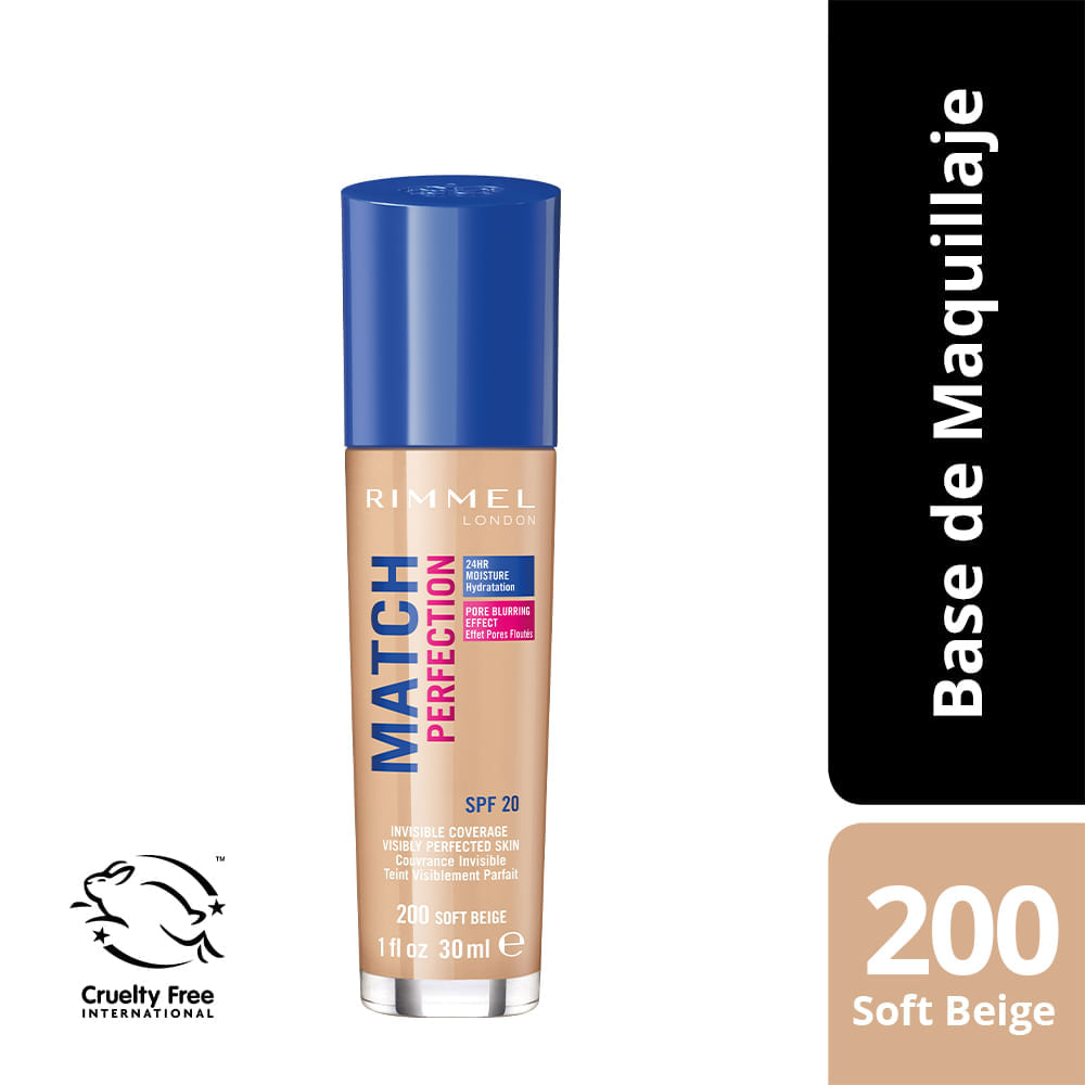 Base Rimmel Match Perfection Soft Beige