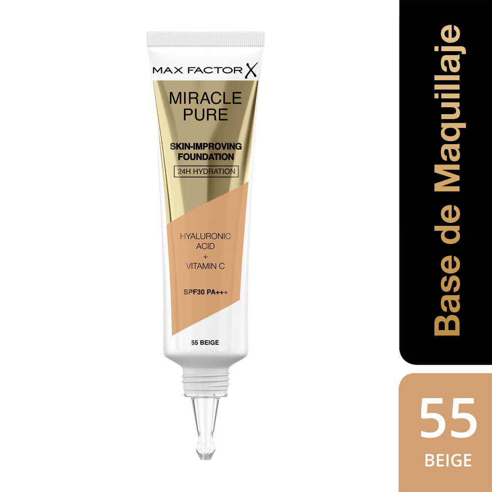 Base Max Factor Miracle Pure 55 Beige Fps30