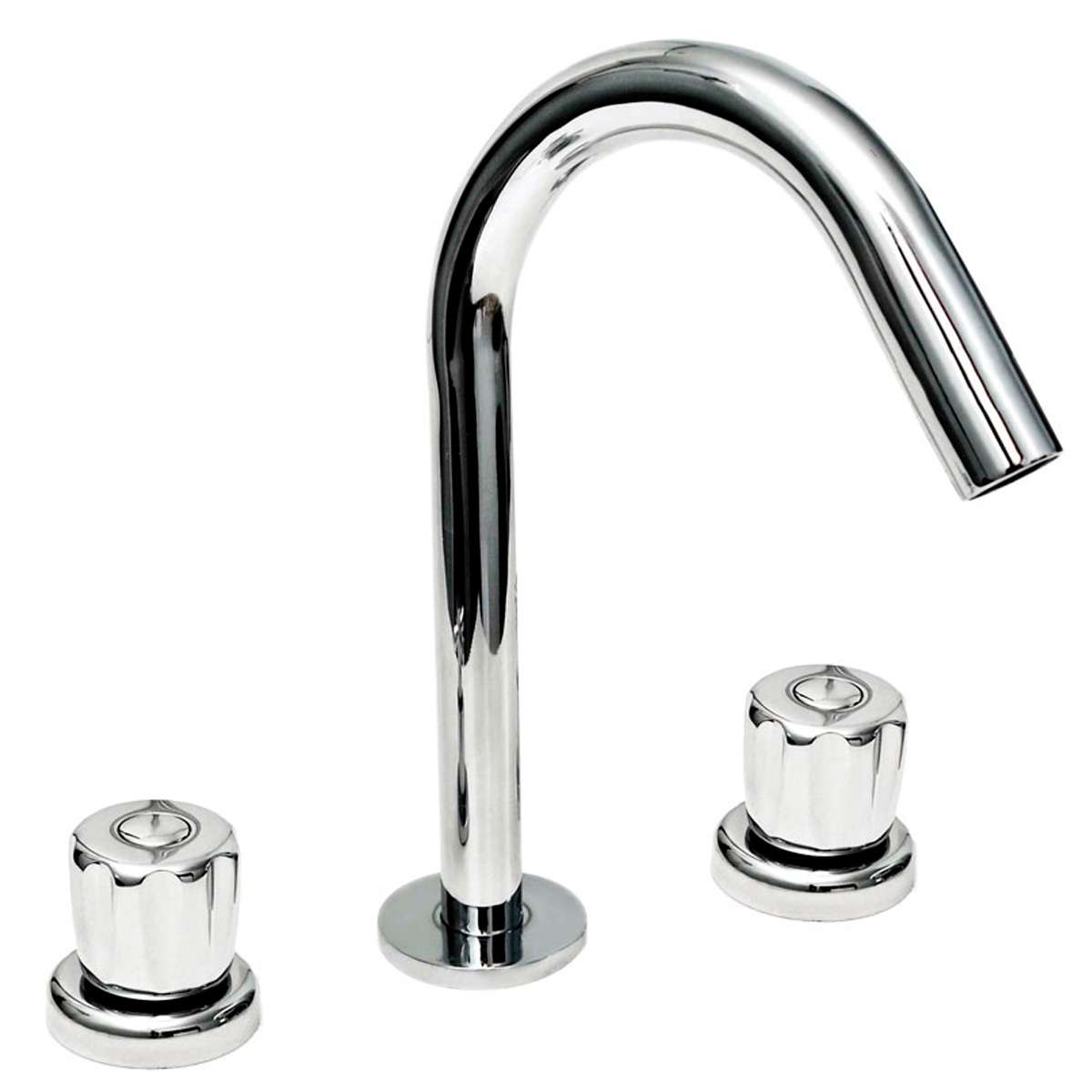 Griferia Lavatorio Aqualaf Pico Caño Compresion
