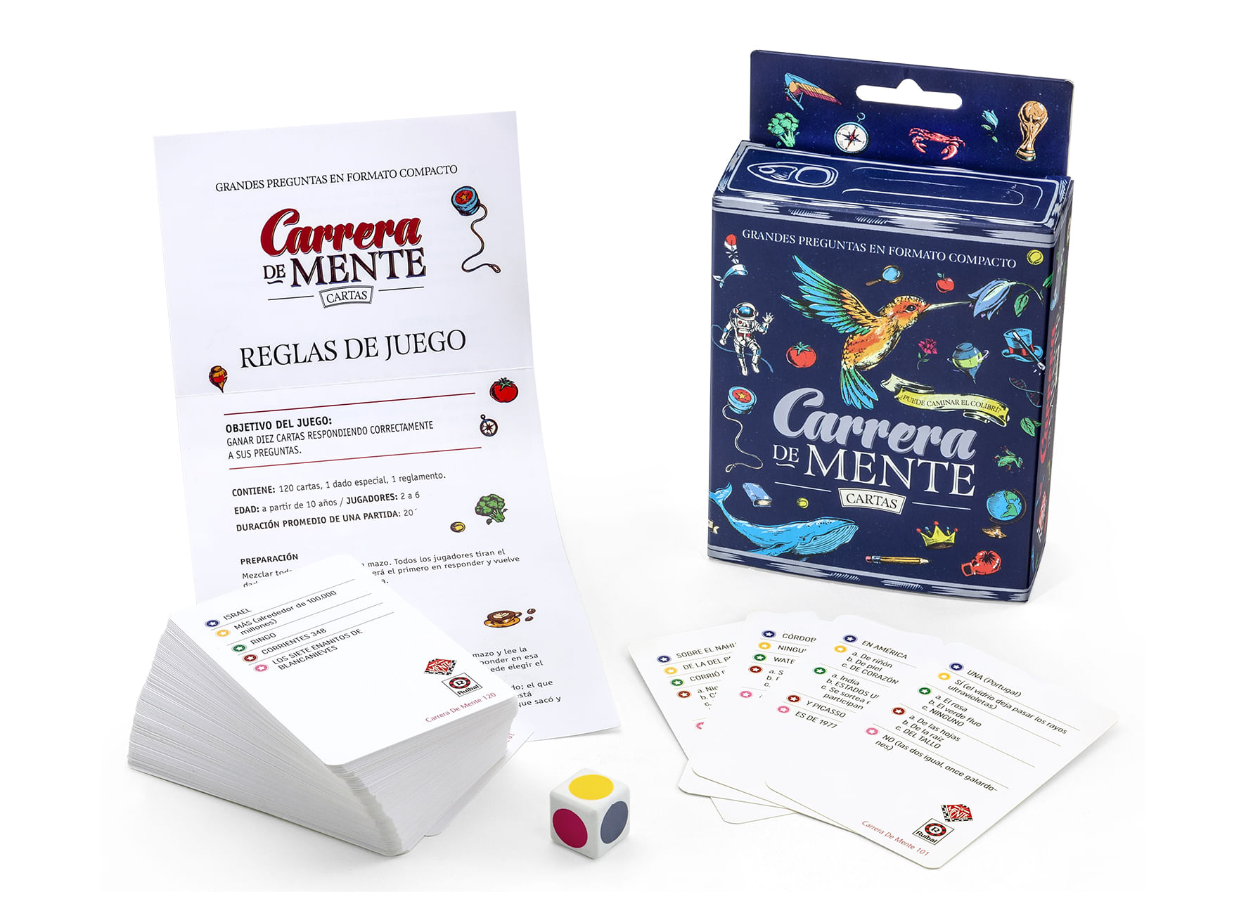 Juegos de Mesa Ruibal Carrera de mente cartas
