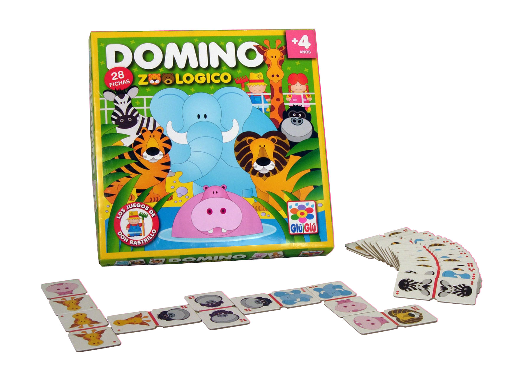 Juegos de Mesa Ruibal Domino zoologico