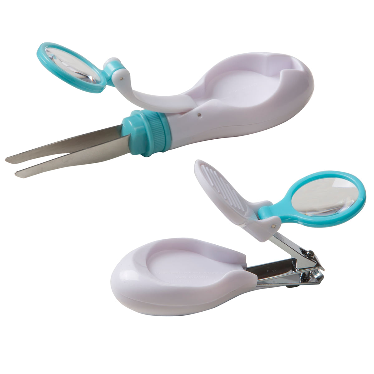 Alicate Cortaúñas con Lupa Clear View Clipper Tweeser Safety 1St