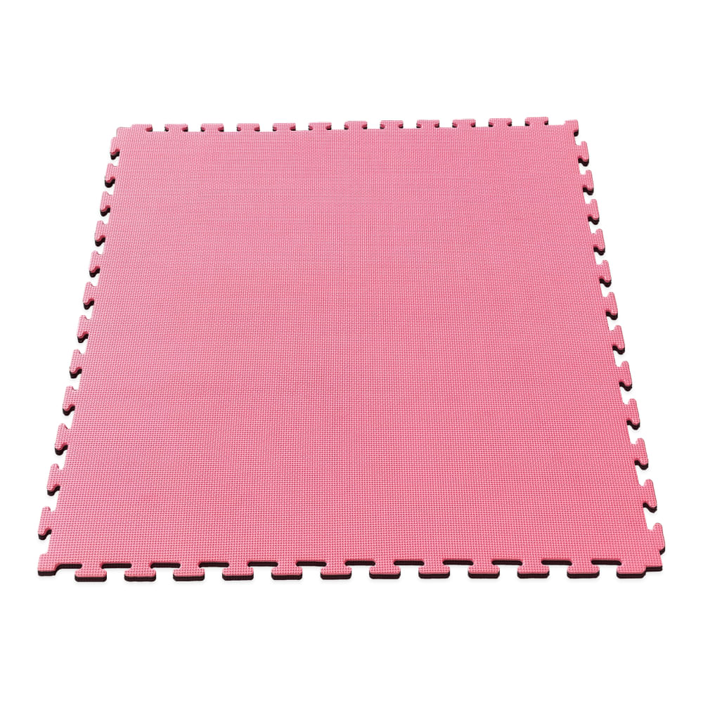 Piso Goma Eva Randers Encastrable Reversible Rosa/Negro 100x100