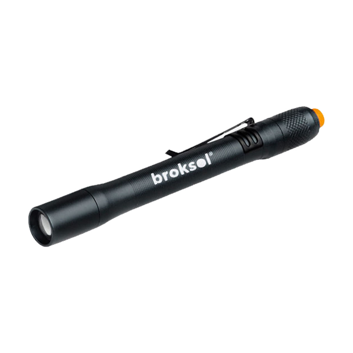 Linterna Tactica Broksol Cree Led Luz Blanca Impermeable Zoom Sos Negra