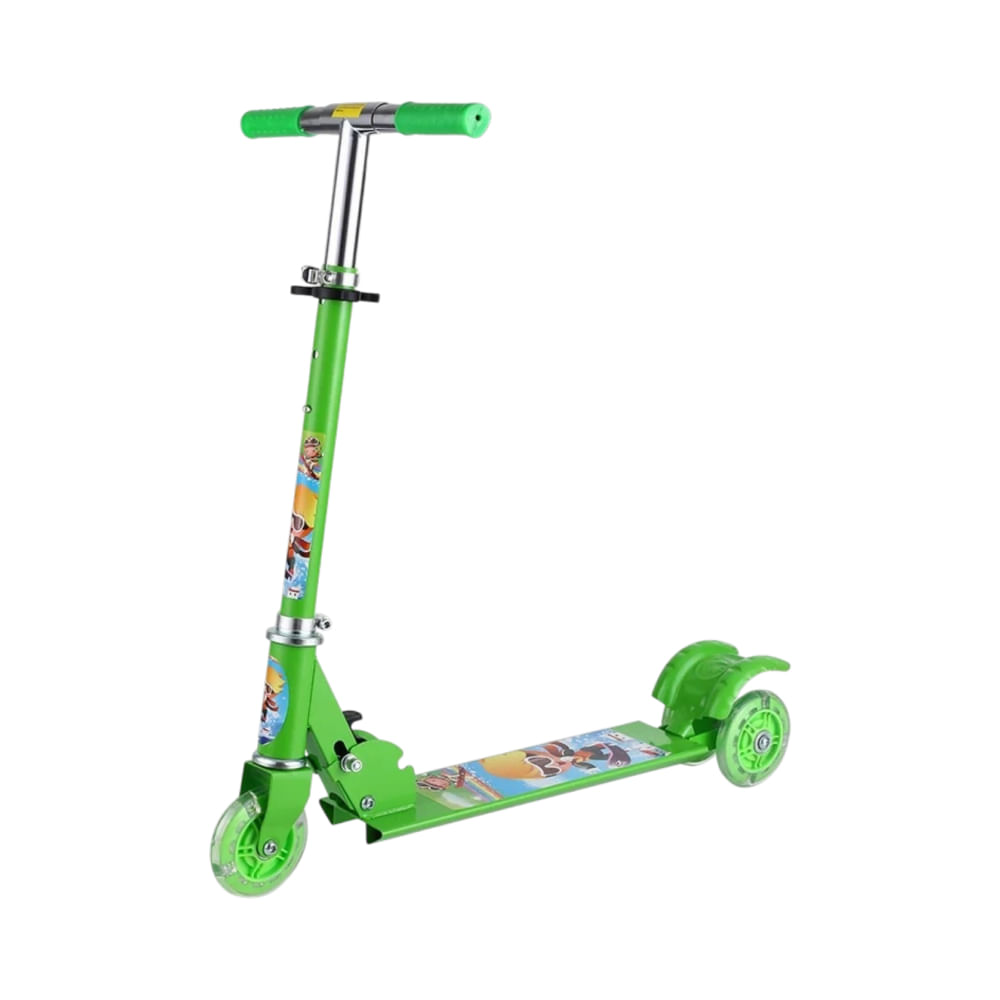 Monopatín Plegable Randers Kids Verde