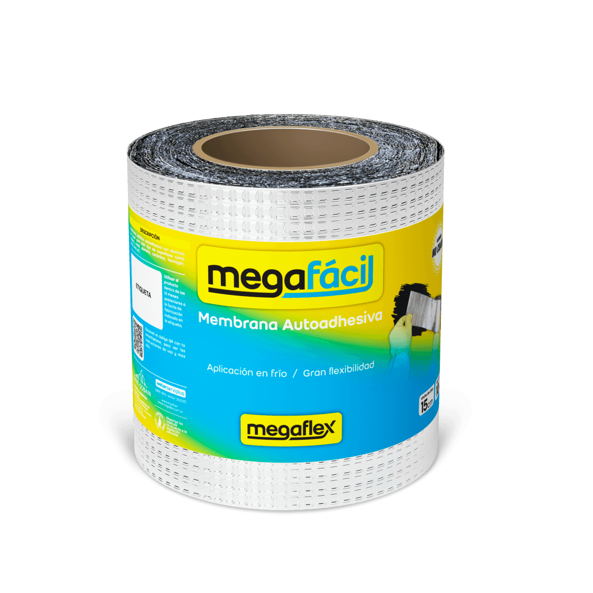 Membrana Asfáltica Autoadhesiva Megafacil 15x10