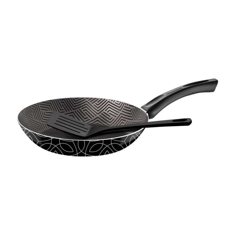 Sarten 24 Cm  Tramontina Paris Aluminio Con Revestimiento Antiadherente Starflon Max 1,2 L