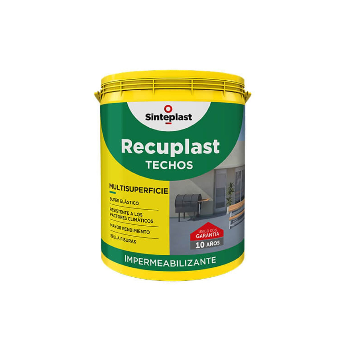 Recuplast Impermeabilizante para Techos Verde Inglés Mate 5 kg