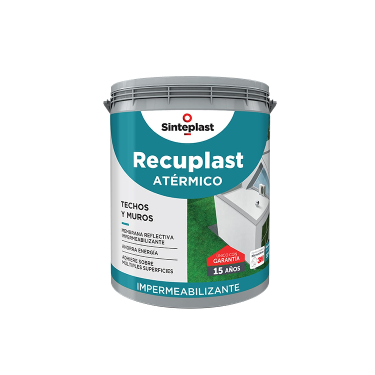 Recuplast Impermeabilizante Atérmico Blanco Mate 4 Lts