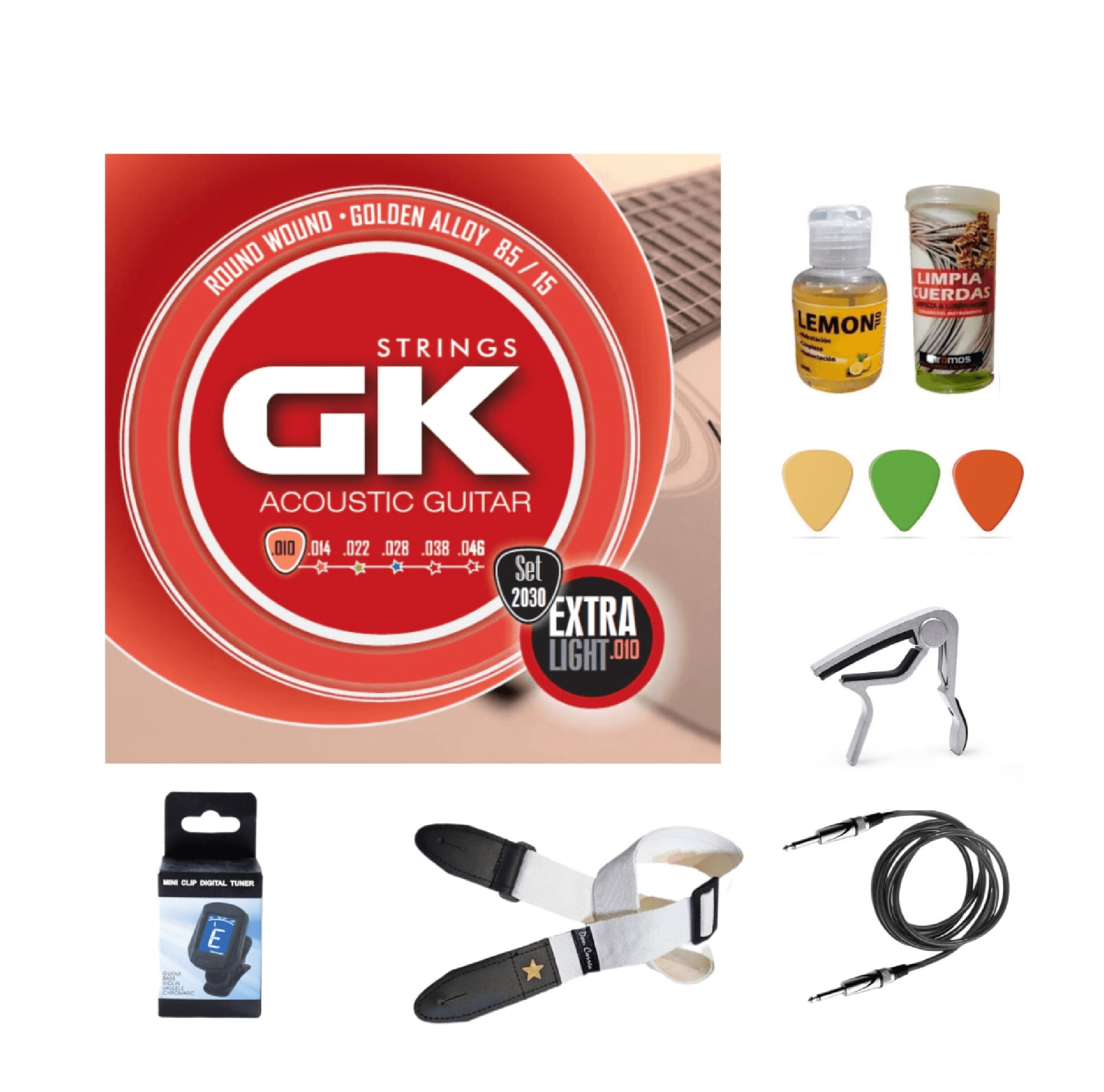 Accesorios para guitarra acústica