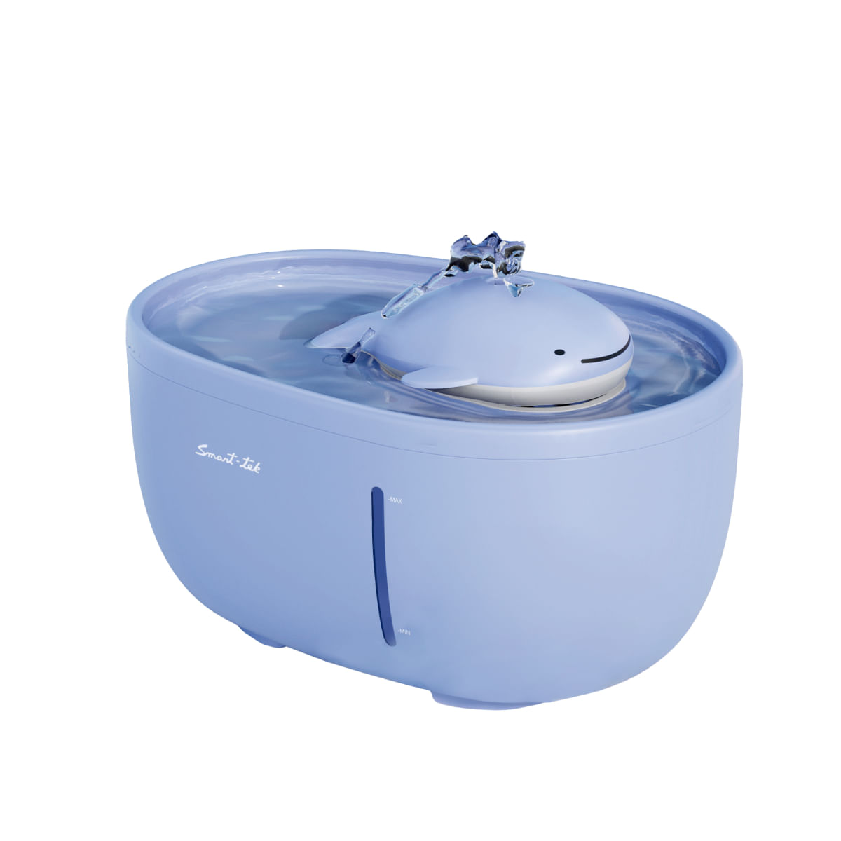 Bebedero Automático con Filtro Smart-tek Ballenita para Mascotas 2L
