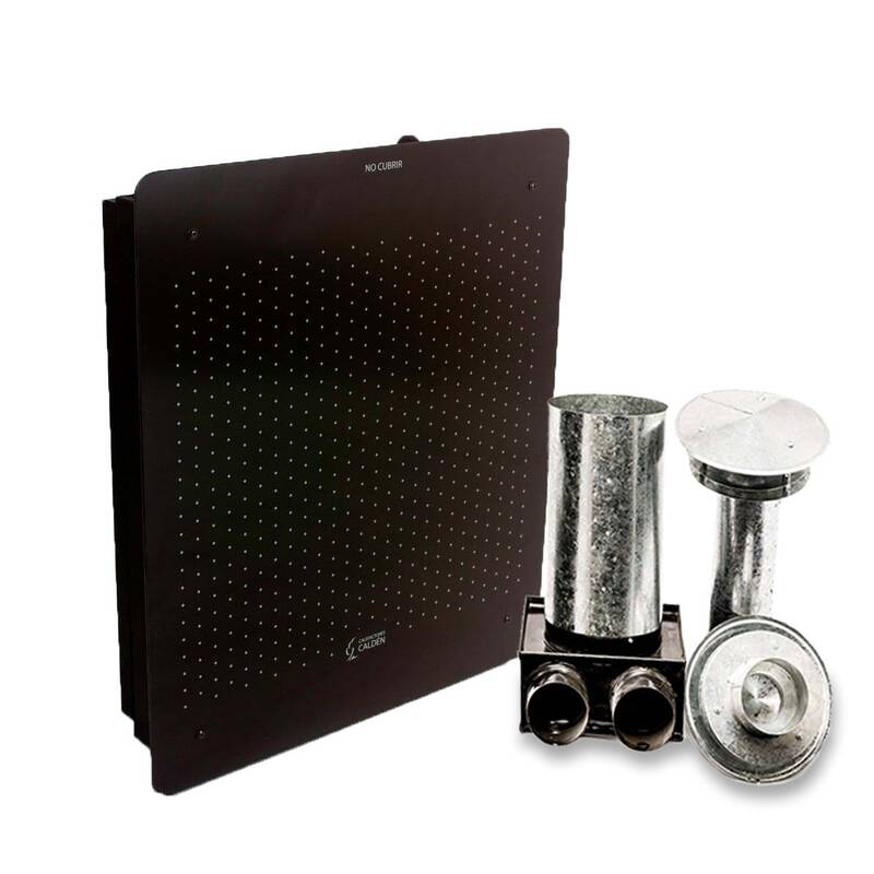 Calefactor Tiro Balanceado en U Calden Tbu 2.0 Gn Negro Smart 2000 Kcal/H