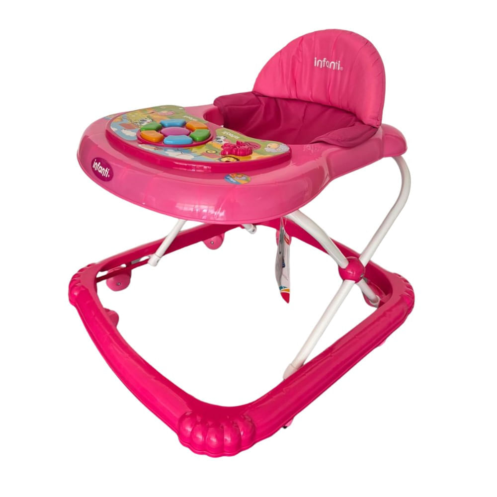 Andador Infanti Musical Rosa