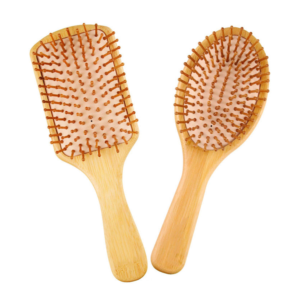 Set x2 Cepillos de Pelo Gadnic de Bambú Desenredantes