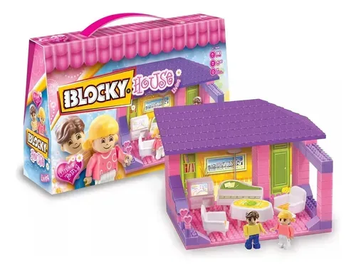 Blocky House Living Luna Y Tomy 80 Pzs