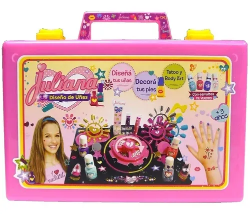 Valija Juliana Diseño de Uñas c/accesorios Grande