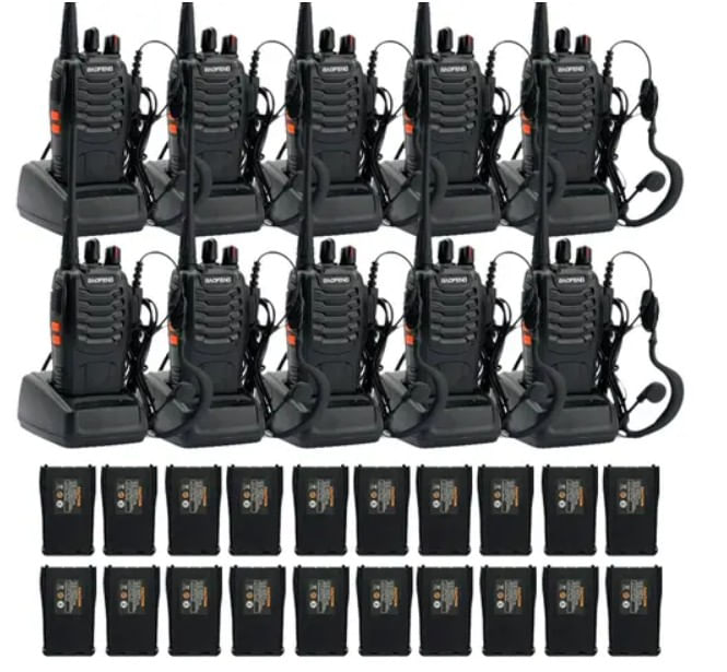 Kit x10 Handy Baofeng BF-888S