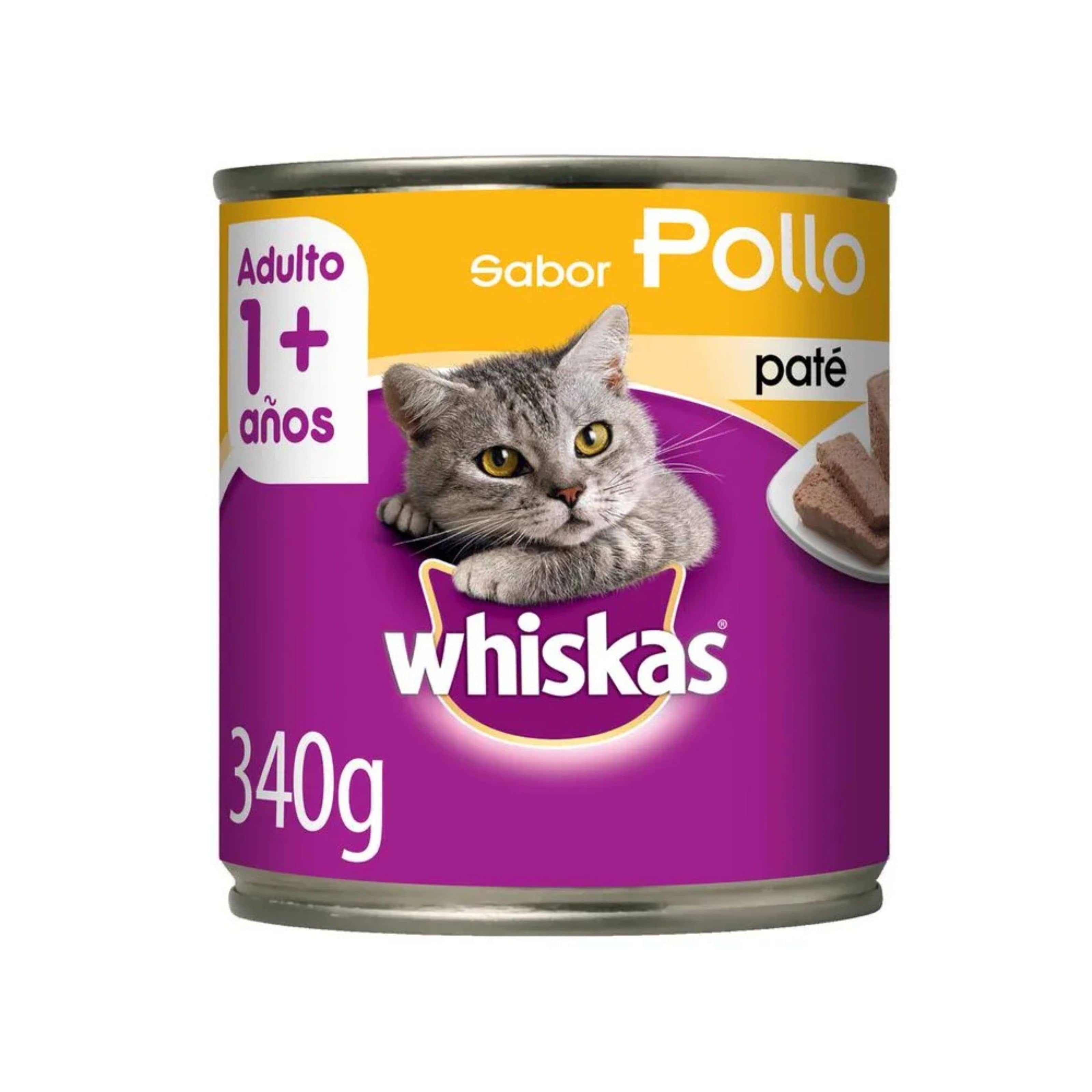 Alimento Húmedo Whiskas Pollo 340gr