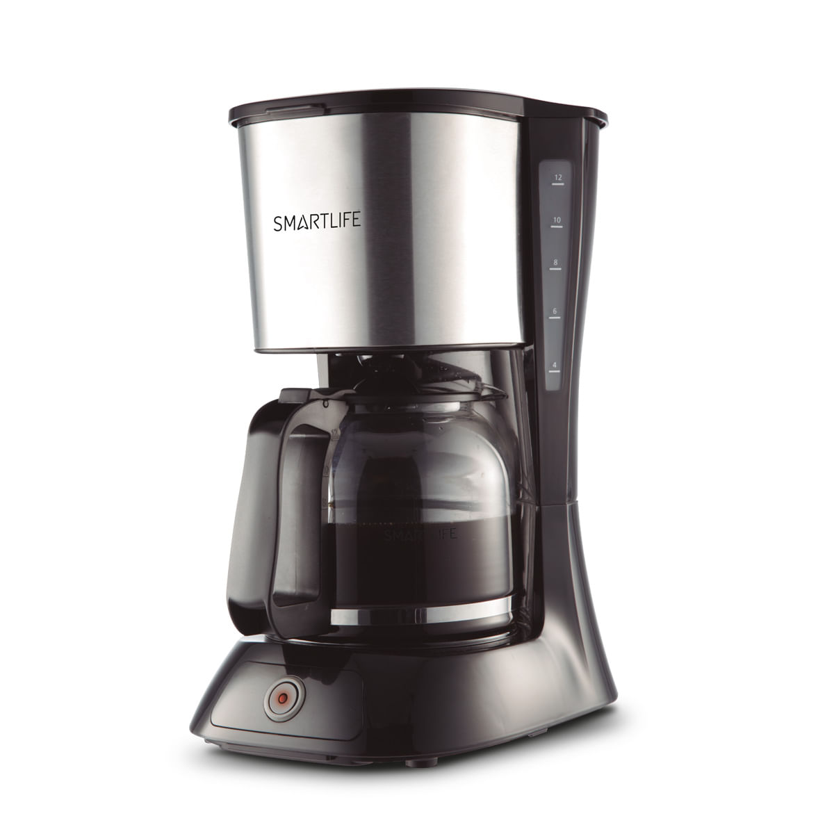 Cafetera de Filtro Permanente Smartlife 12 Tazas Anti-Goteo
