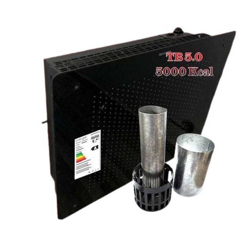 Calefactor Tiro Balanceado Calden Tb 5.0 Ge Negro Smart 5000 Kcal/H