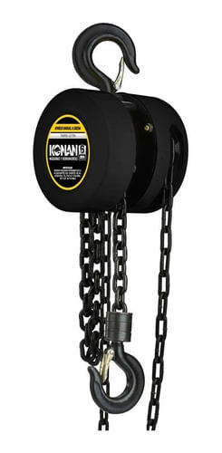 Aparejo Manual 0.5 Tns de 3 Mts. Cad Konan
