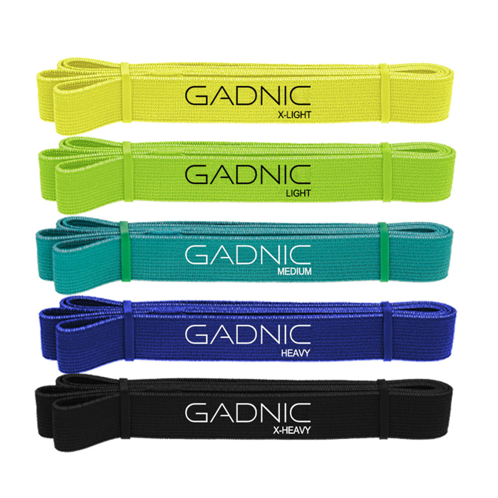 Kit de 5 Bandas Isométricas Gadnic Largas