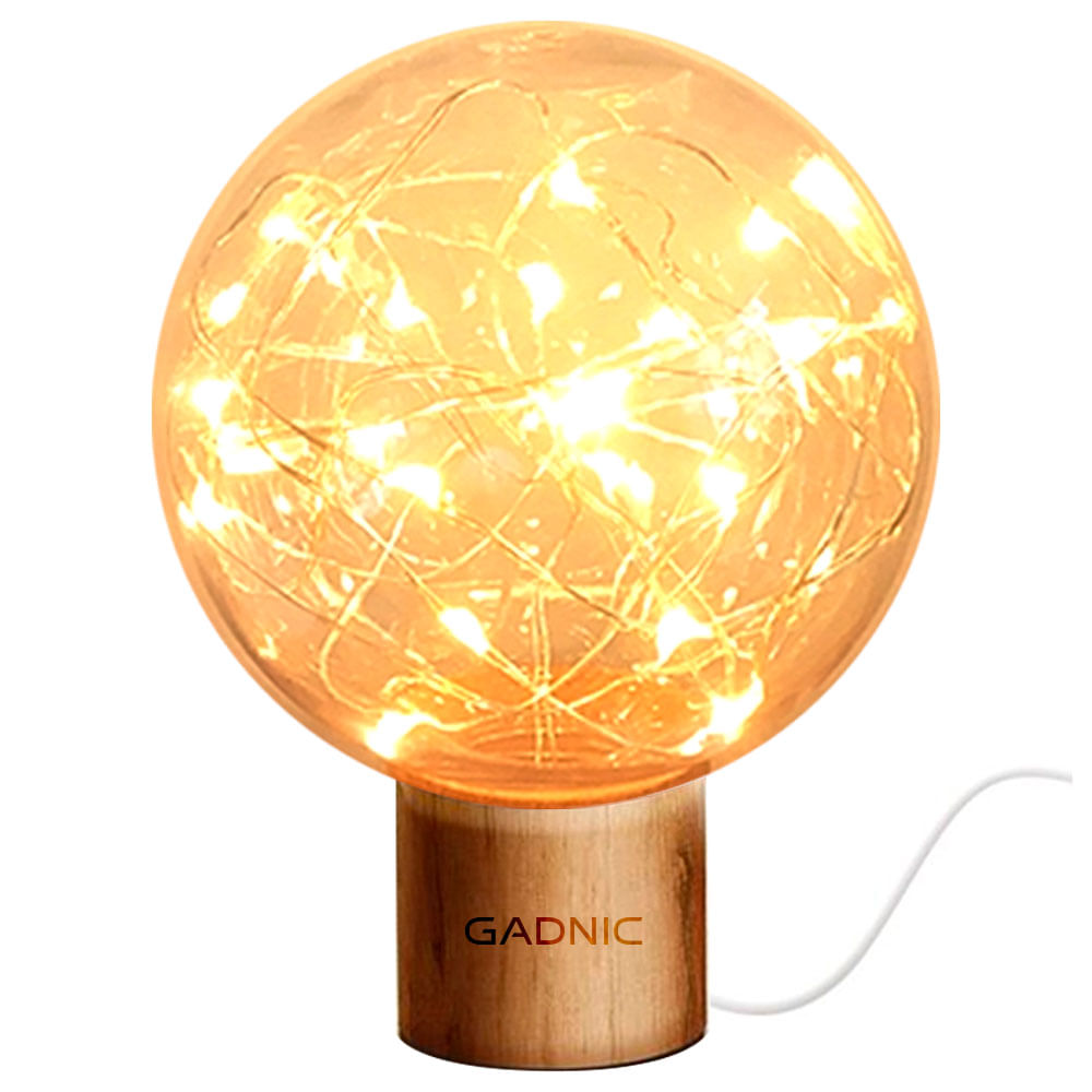 Lámpara Velador Twinkle Gadnic Star Mesa de Luz