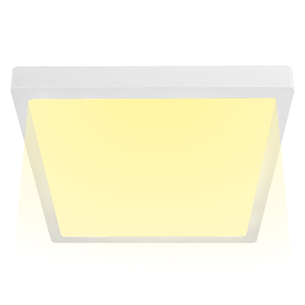 Plafón Lampara Techo Led Gadnic PNL18 Cuadrado Cálido Cuadrado 18W