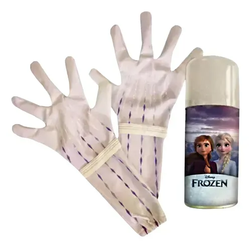 Guantes de Frozen con Aerosol Lanza Nieve